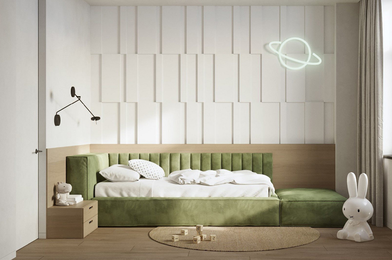 大套二原木裝修風格-次臥