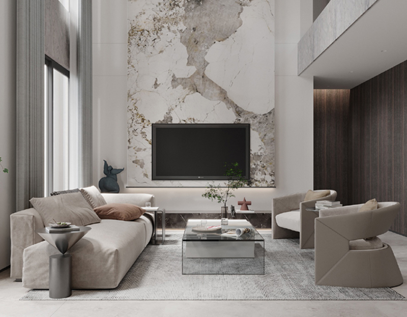 50平現(xiàn)代簡約loft公寓裝修效果圖