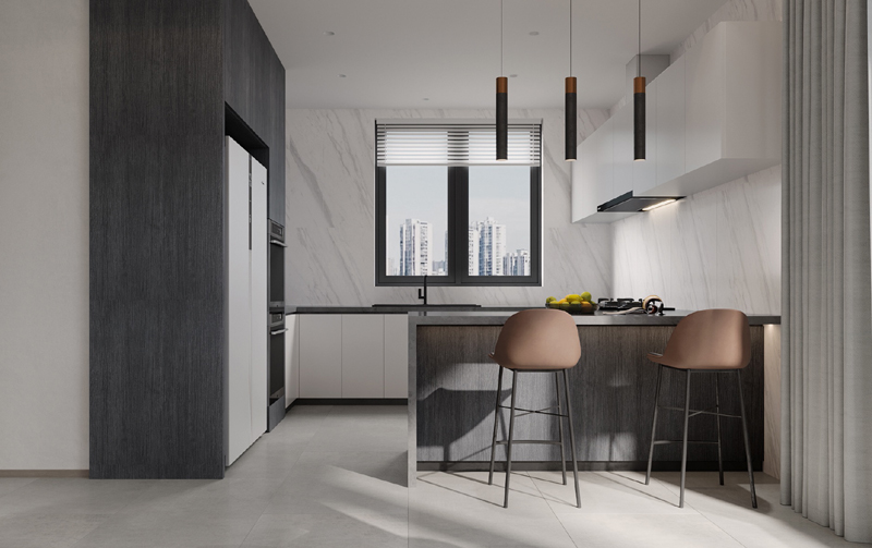 89平后現代極簡裝修效果圖