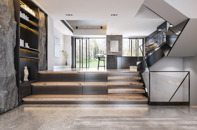 230平米花園小別墅現(xiàn)代裝修效果圖