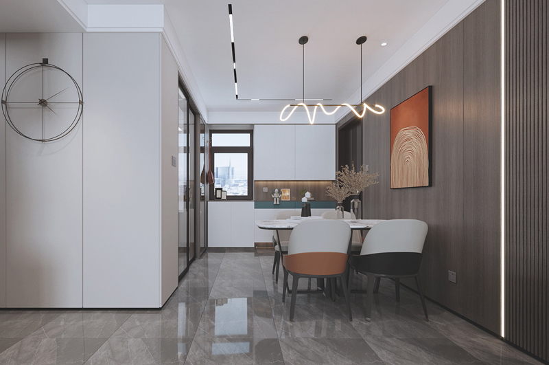 輕奢格調標準套二裝修效果圖