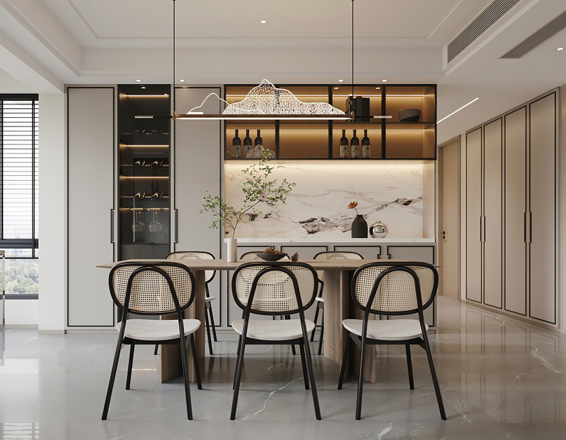 130平新中式風格裝修效果圖