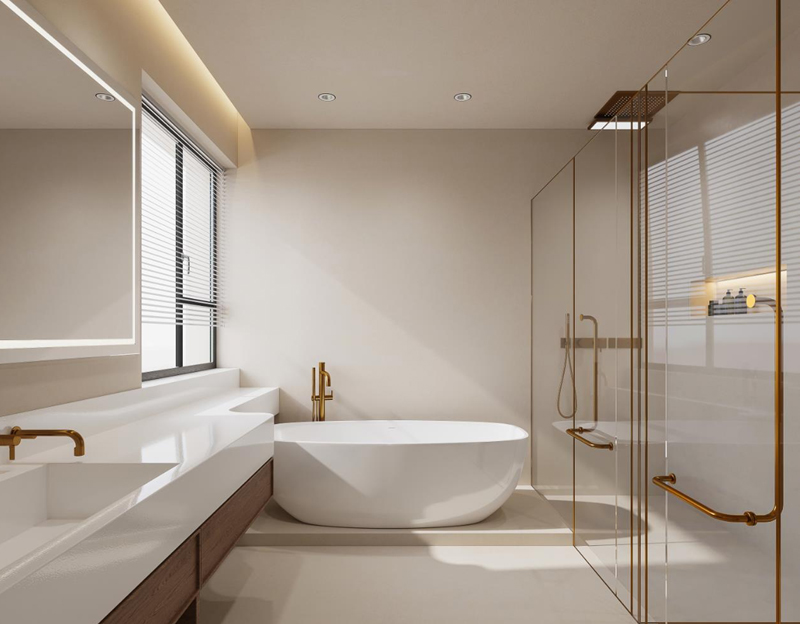 350平原木風別墅裝修設計效果圖