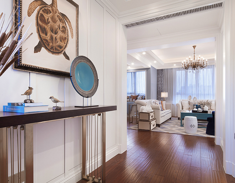 地中海風格132平米玄關裝修效果圖