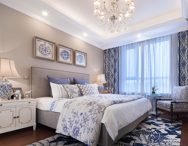 地中海風格132平米裝修效果圖