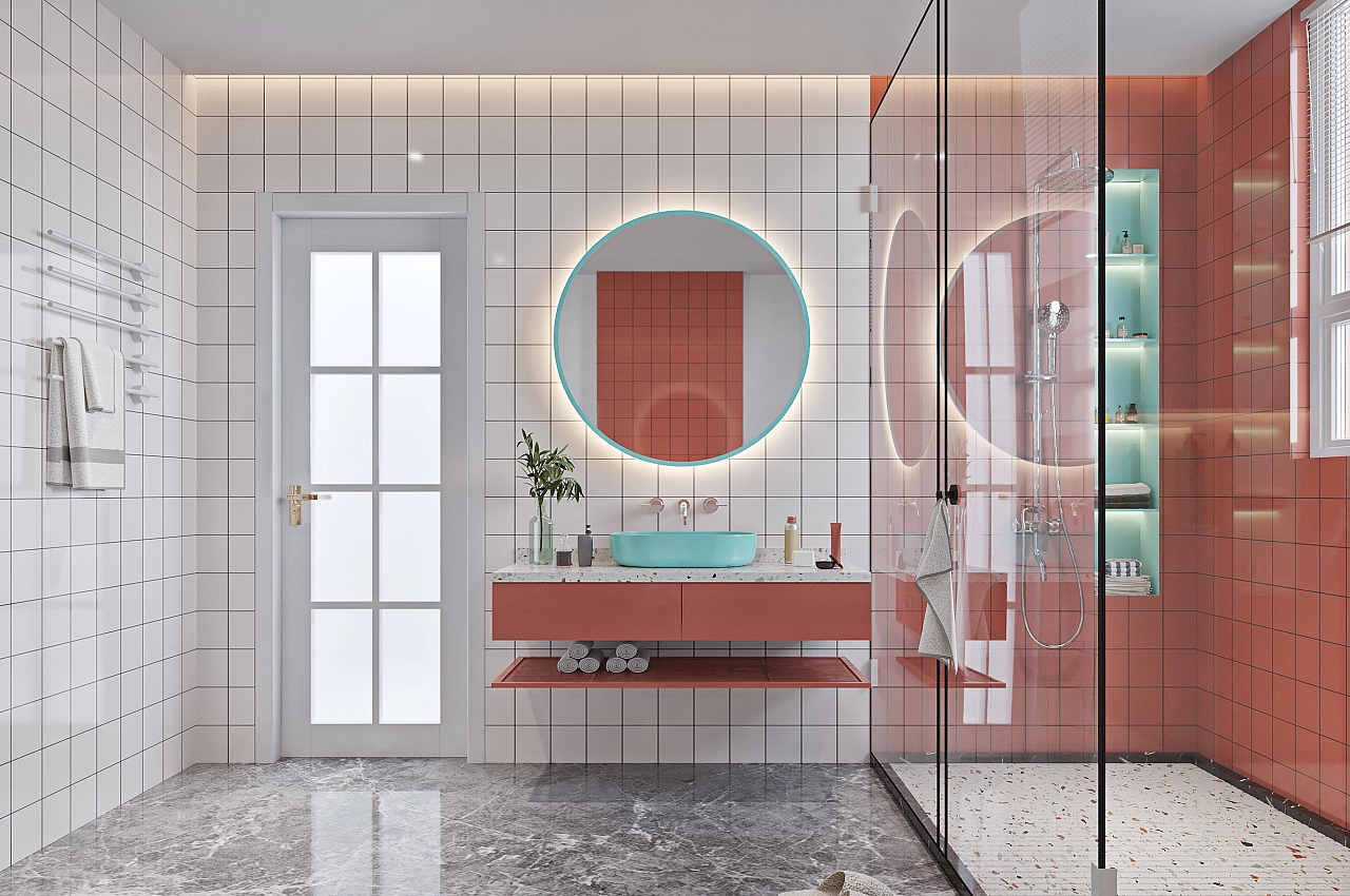 第二款顏值爆表的衛(wèi)生間裝修效果