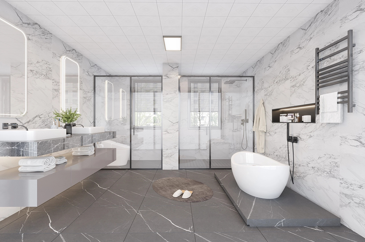 第四款顏值爆表的衛(wèi)生間裝修效果