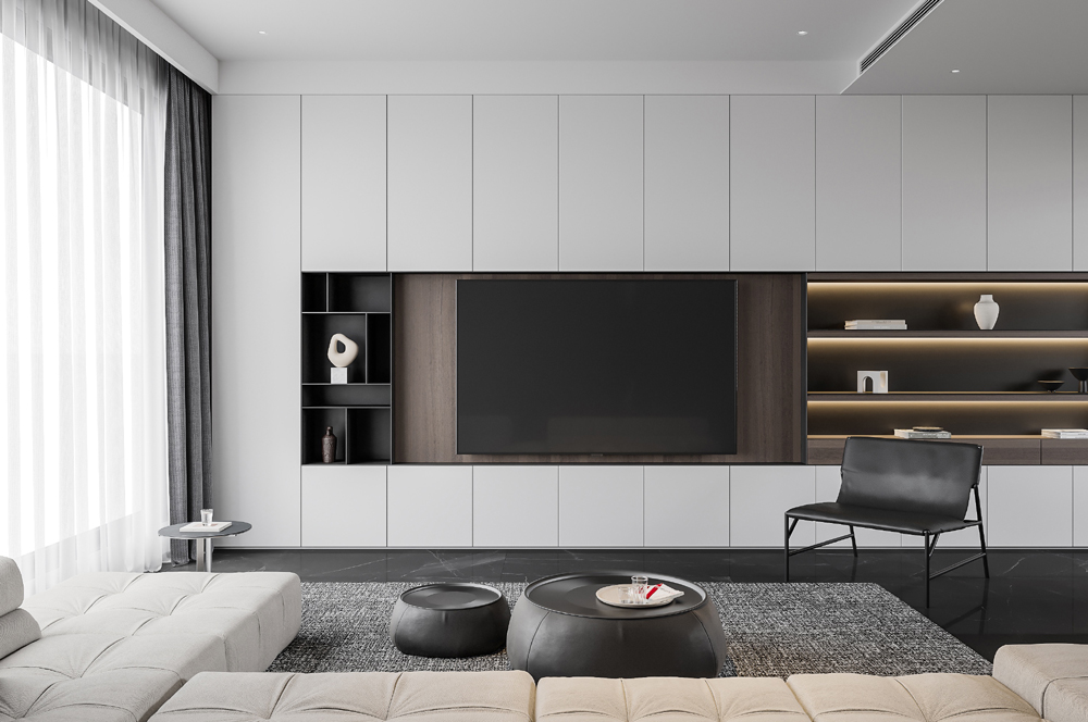 90平高端住宅裝修效果圖