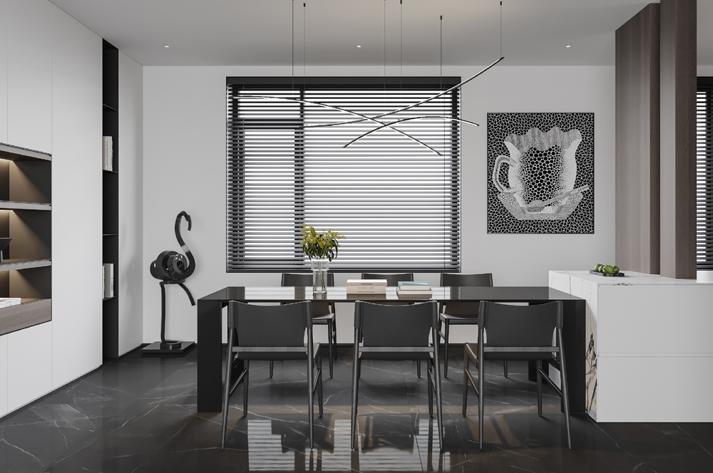 90平高端住宅裝修效果圖